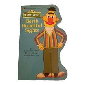 Sesame Street Bert's Beautiful Sights Hardcover Book